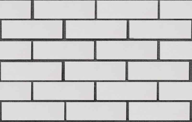 Клинкер фасадный белый Вернамо гладкий