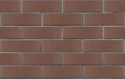 Кирпич лицевой пустотелый темно-коричневый гладкий