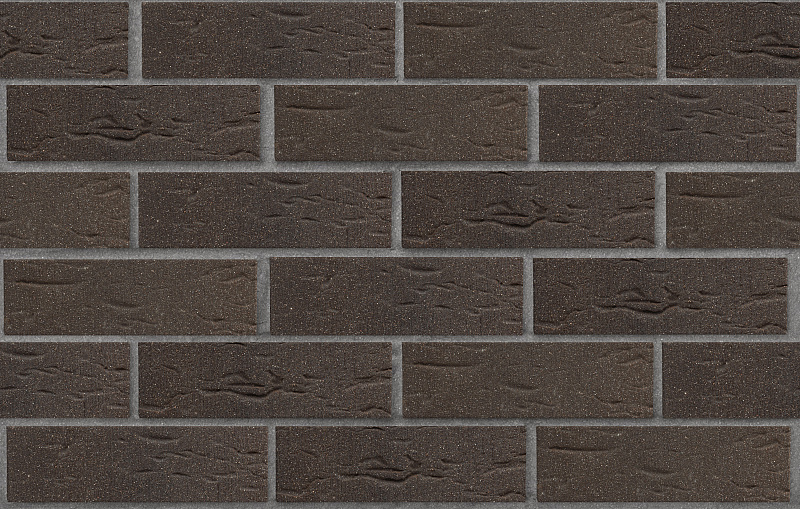 Клинкер фасадный темно-красный с черным песком Лиссабон