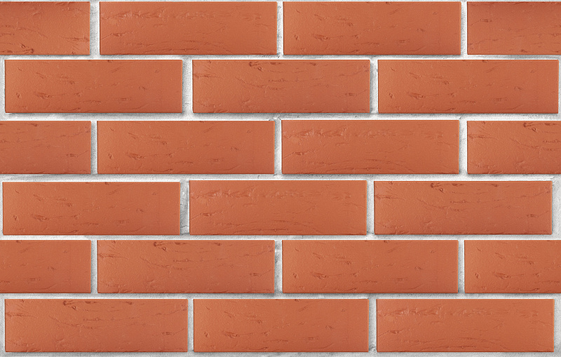 Кирпич лицевой пустотелый красный рустик